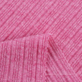Shaoxing têxtil listrado personalizado listrado nylon costela costela malha de tecido de yoga